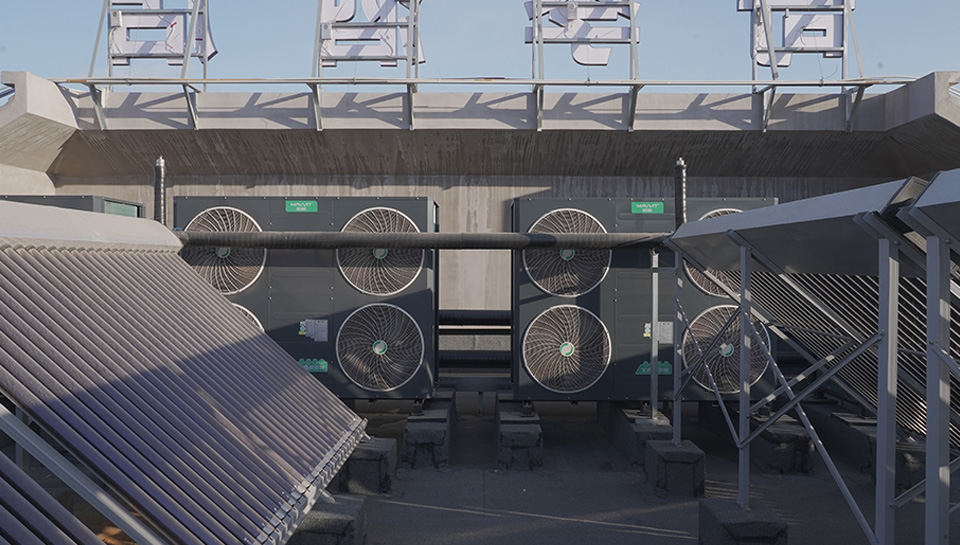 遼寧海城奇季酒店采暖+熱水項目