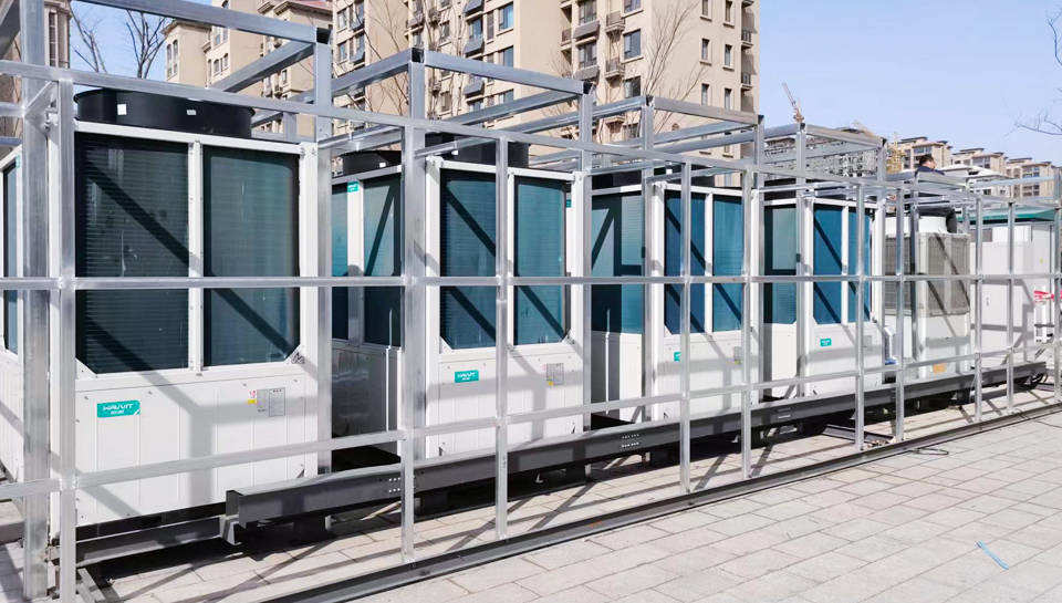 山東濰坊南埠口社區(qū)37000平小區(qū)集中供暖